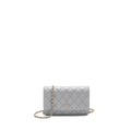CHANEL Classic Wallet On Chain Caviar Light Grey L (Microchip)