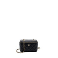 Chanel Long Vanity Case Caviar Black L