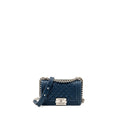 Chanel Small Boy Bag Caviar Navy