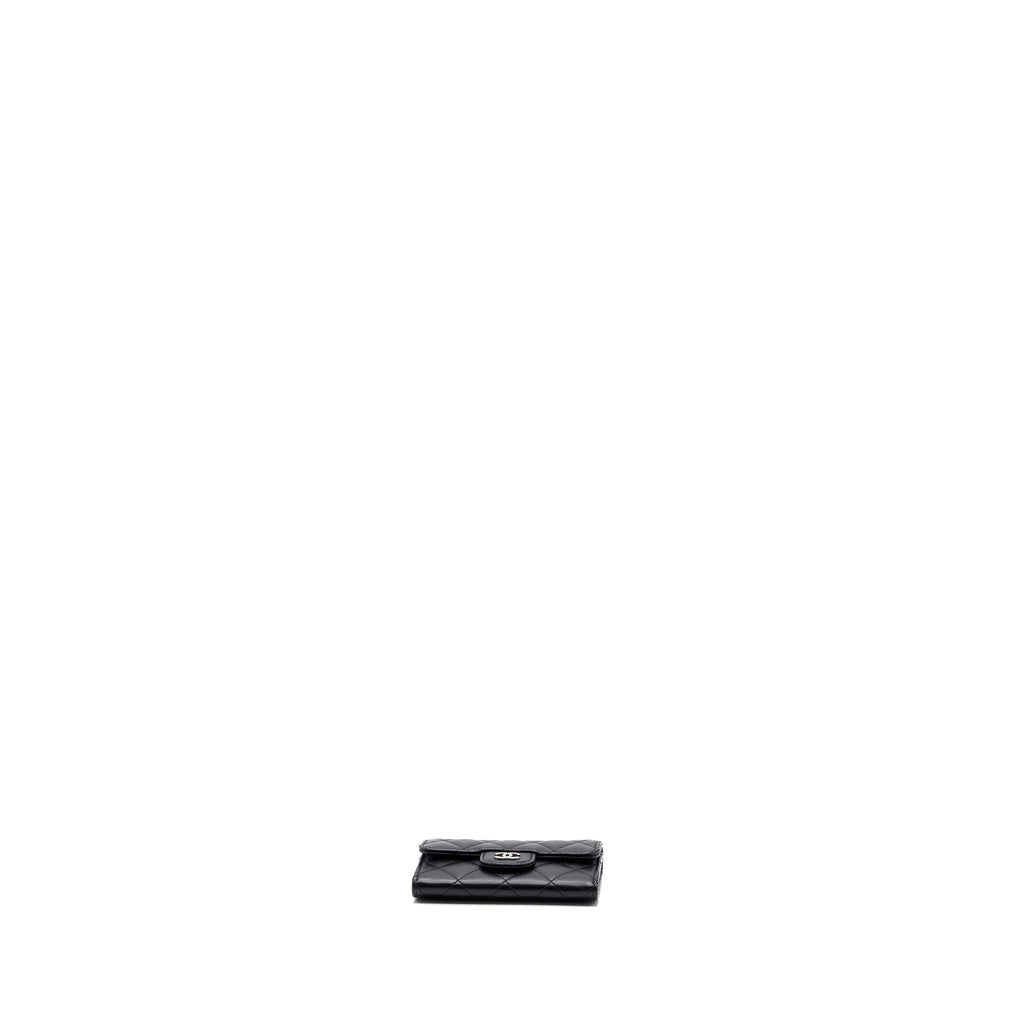 Chanel Classic flap card holder lambskin Black