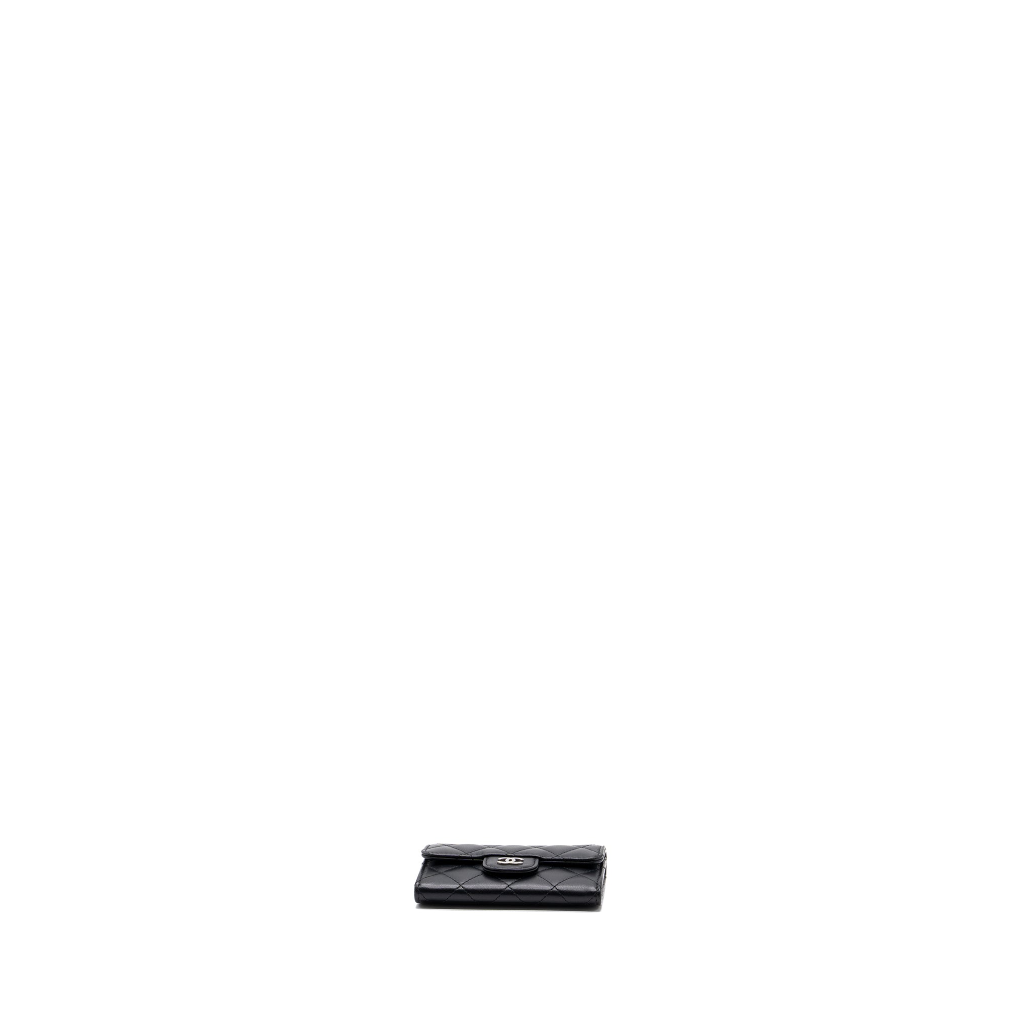 Chanel Classic flap card holder lambskin Black