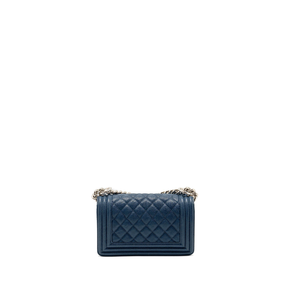 Chanel Small Boy Bag Caviar Navy