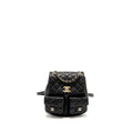 Chanel Triple Pack Backpack Caviar Black L (Microchip)