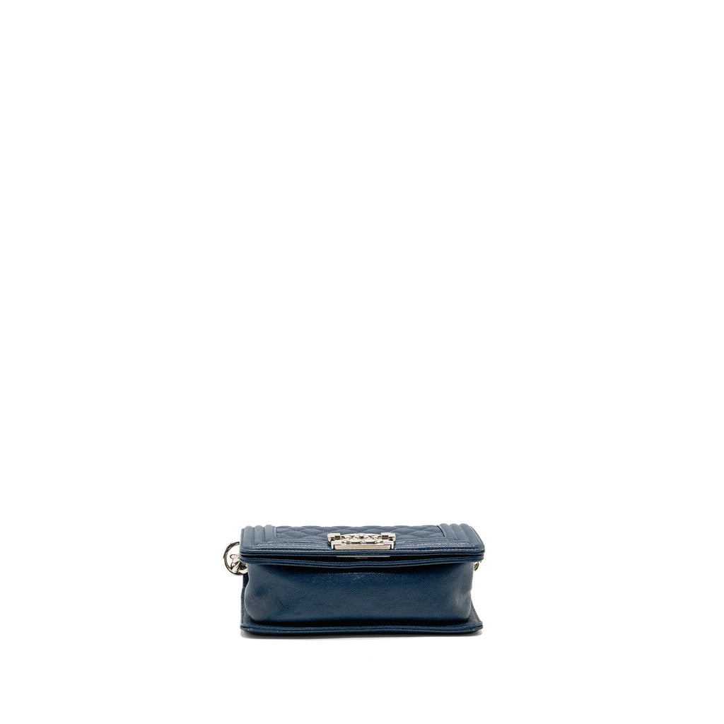 Chanel Small Boy Bag Caviar Navy