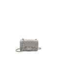 Chanel Mini Rectangular Flap Bag Lambskin Light Grey (Microchip)