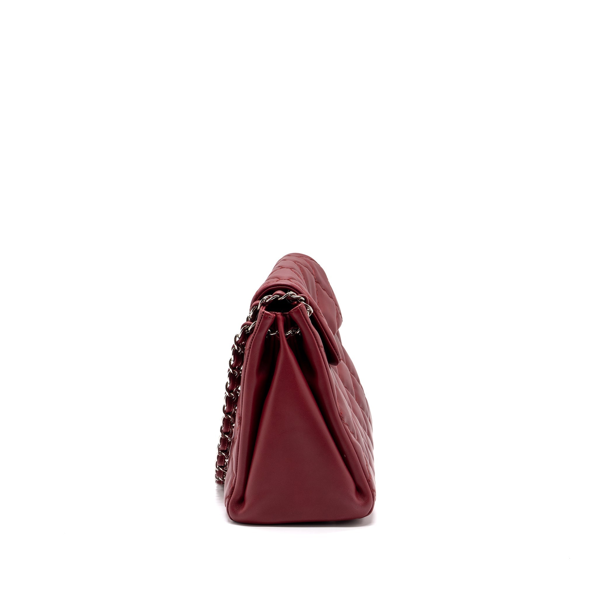 Chanel Hampton Tote Bag Calfskin Red