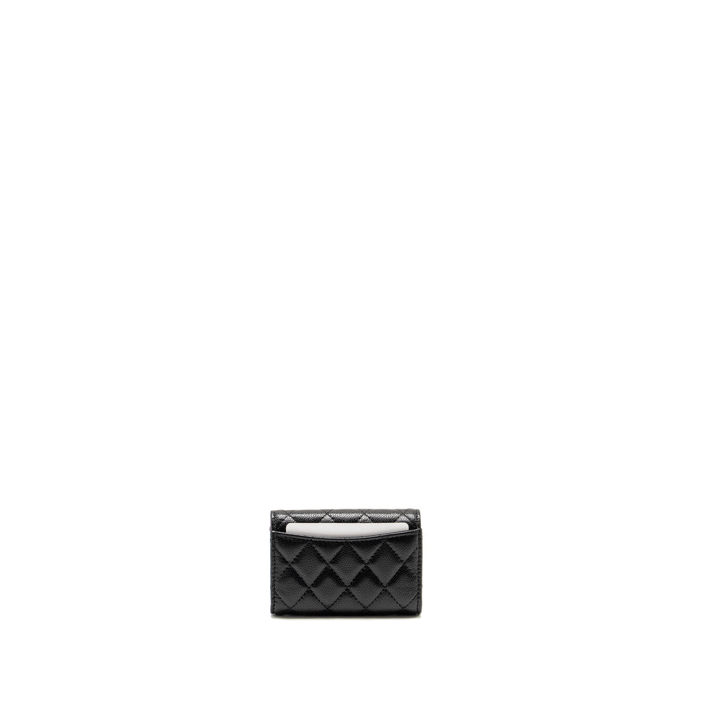 Chanel Classic Flap Key Holder Caviar Black L (Microchip)
