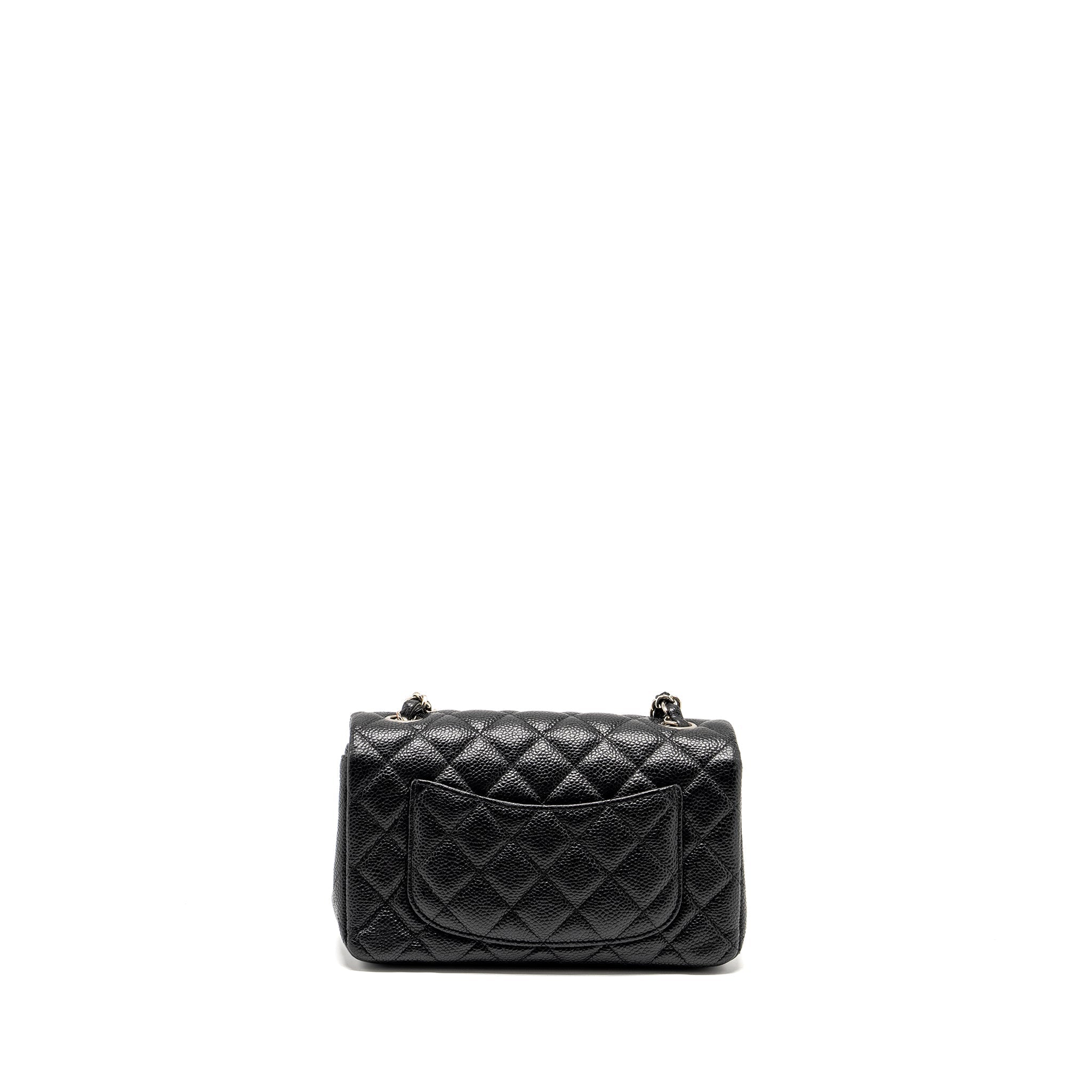 Chanel Mini Rectangular Flap Bag caviar black