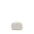Chanel timeless classic pouch grained calfskin white L (microchip)