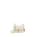 Chanel Pearl Crush Mini Square Lambskin White  (microchip)