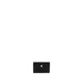 Chanel Camellia Embossed Card Holder Caviar Black