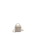 Chanel Top Handle Mini Vanity Case Lambskin Light Grey