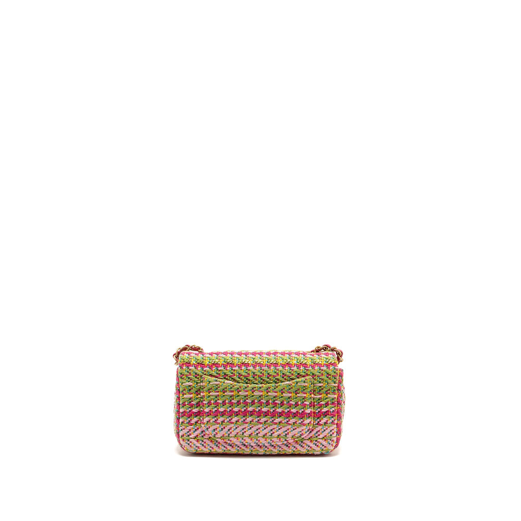 Chanel 21C Mini Rectangular Flap Bag Tweed Multicolour