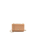 Chanel Trendy CC Wallet On Chain Lambskin Dark Beige