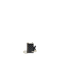 Chanel mini Book Card Holder with Chain Lambskin Black L (microchip)