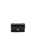 Chanel Small Classic Double FLAP BAG Caviar Black  (Microchip)
