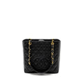 Chanel Petit Shopping Tote Bag Caviar BLACK