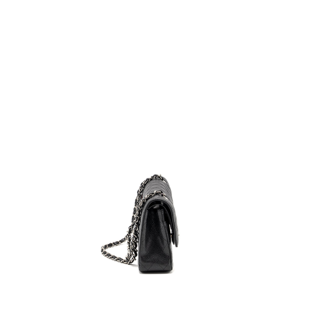 Chanel Medium Classic Double FLAP Bag Caviar Black