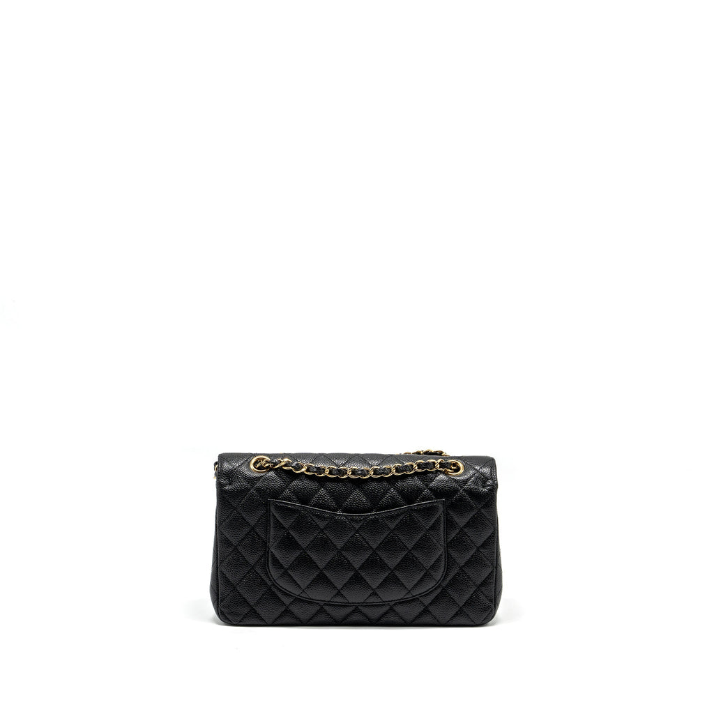 Chanel Medium Classic double flap bag caviar black