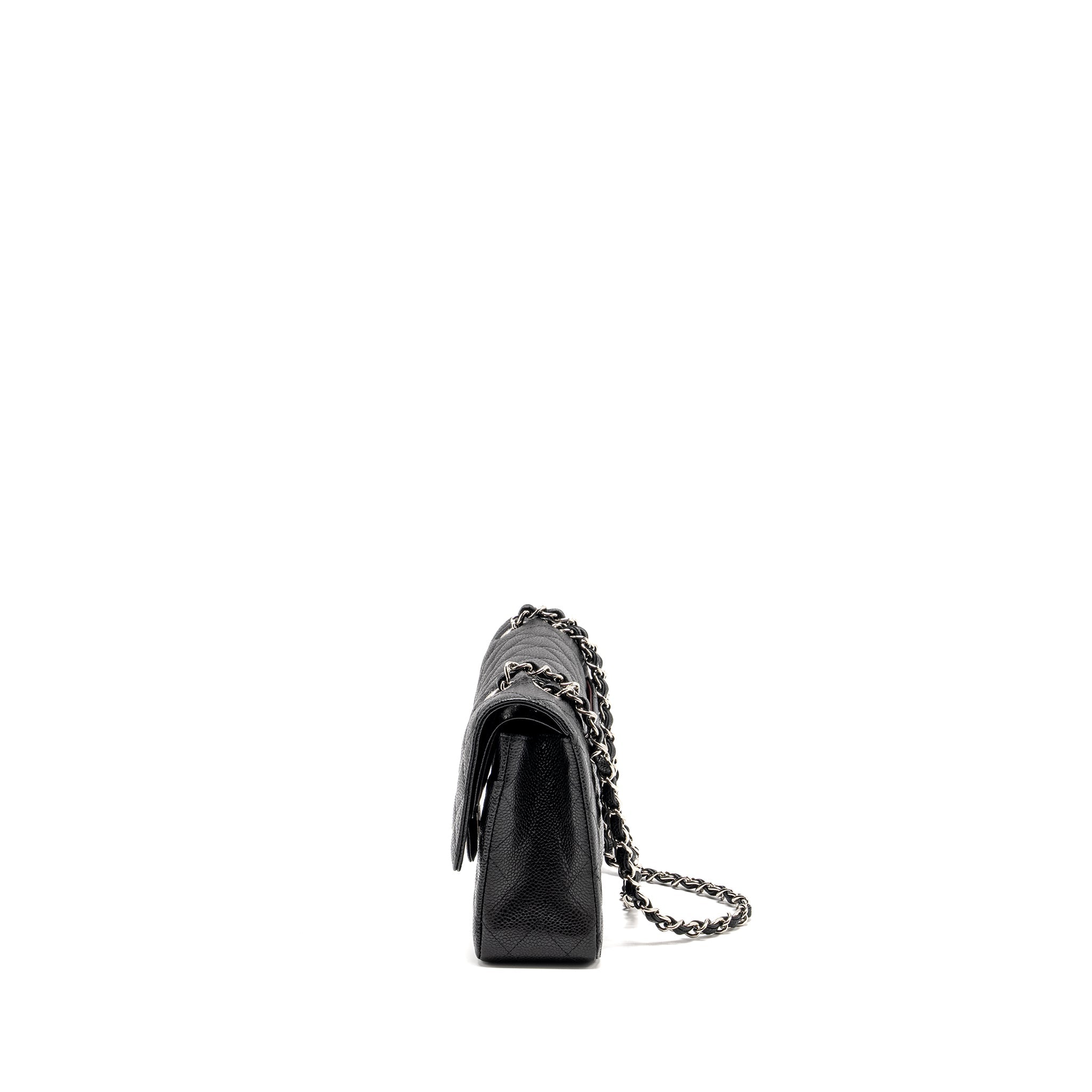 Chanel Medium Classic Double FLAP Bag Caviar Black