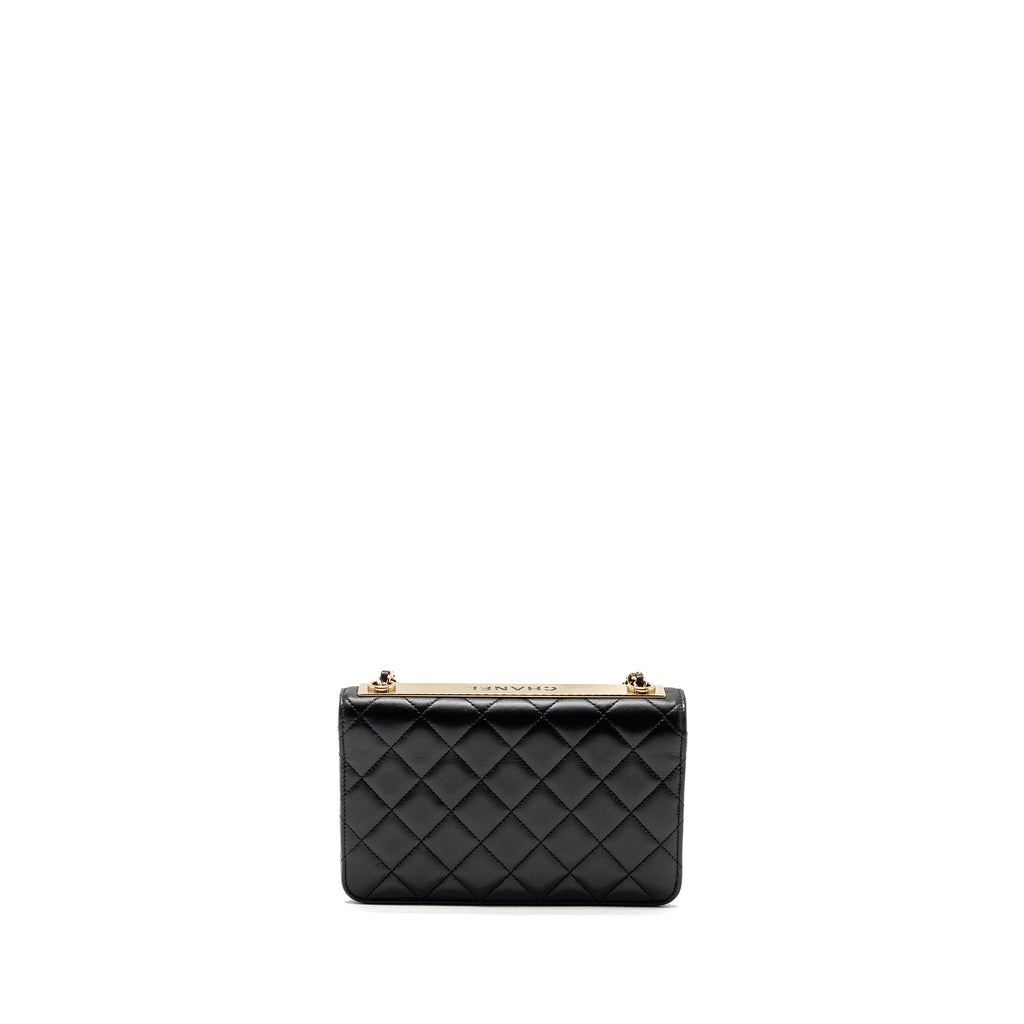 Chanel Trendy CC Wallet on Chain Lambskin Black L (Microchip)