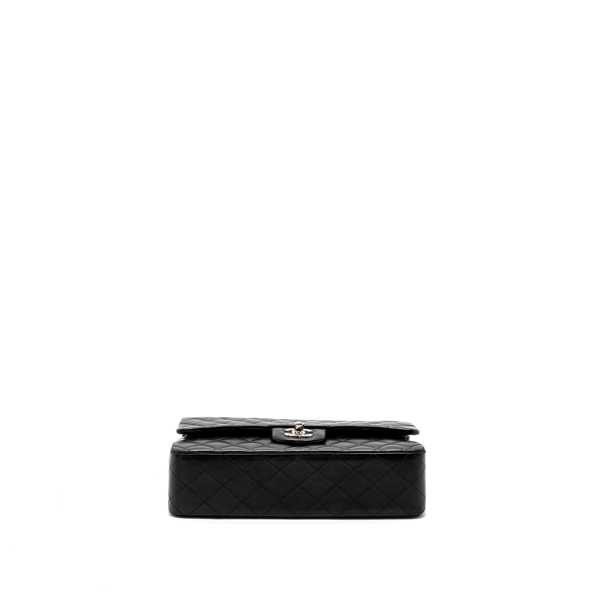 Chanel medium classic double flap bag lambskin black