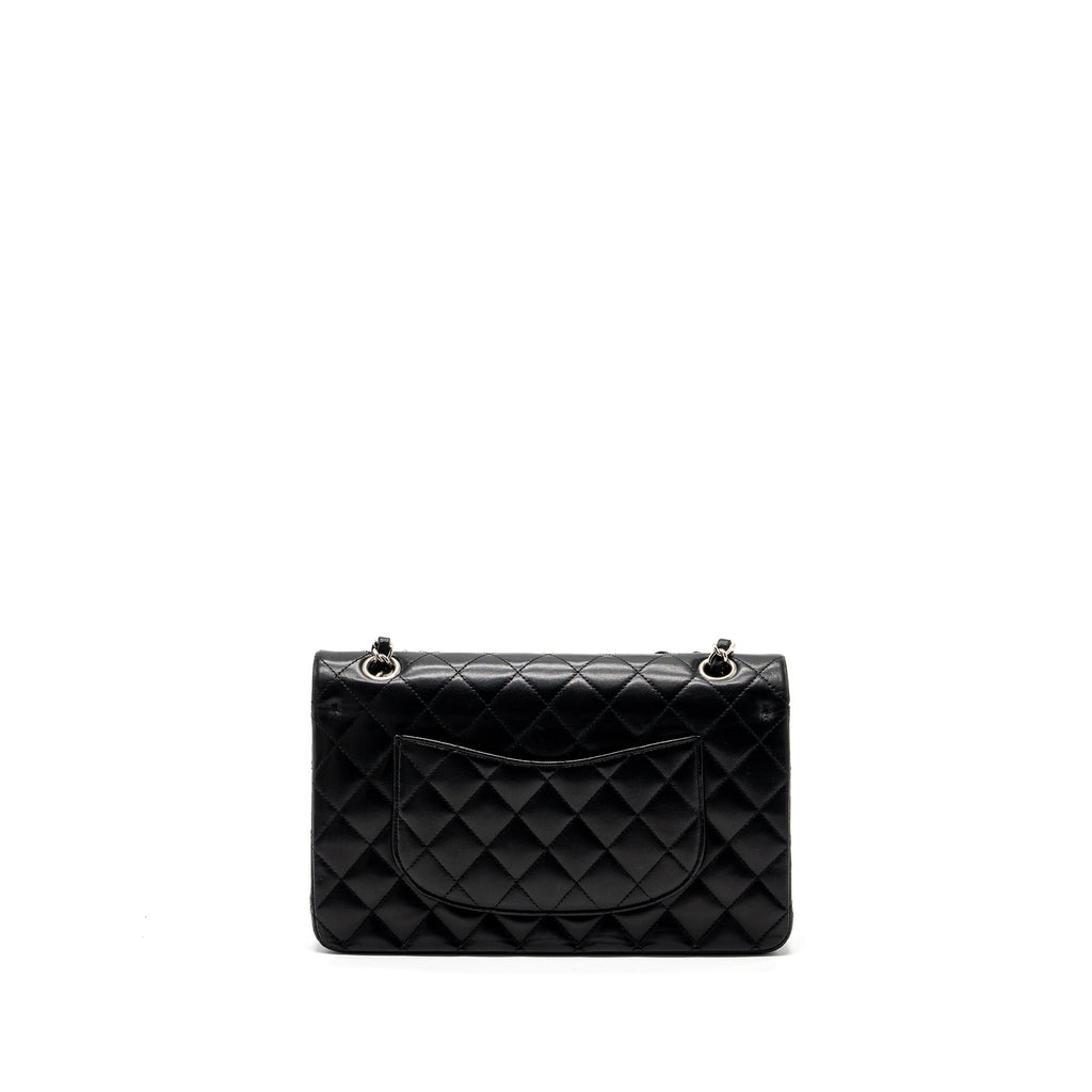 Chanel medium classic double flap bag lambskin black