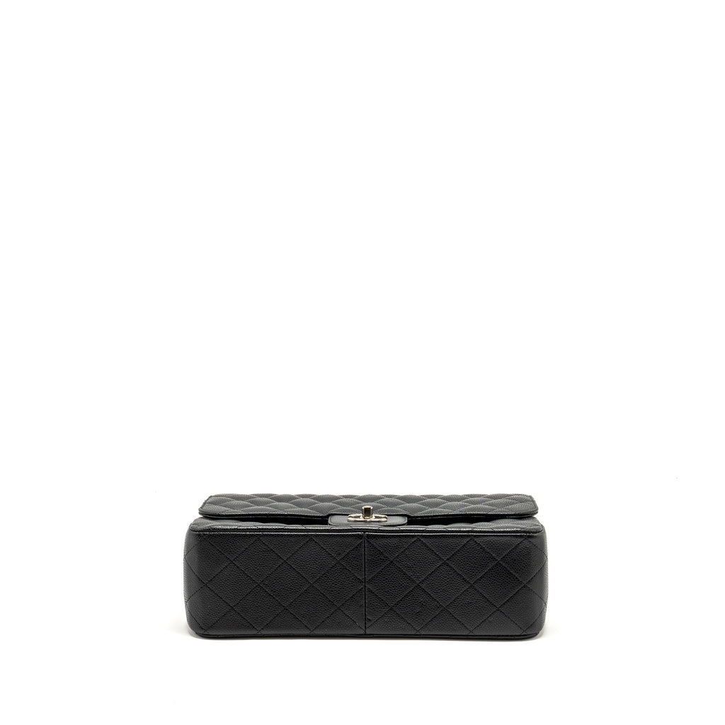 Chanel Jumbo Classic double flap bag caviar black