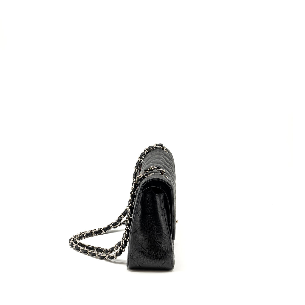 Chanel Jumbo Classic double flap bag caviar black