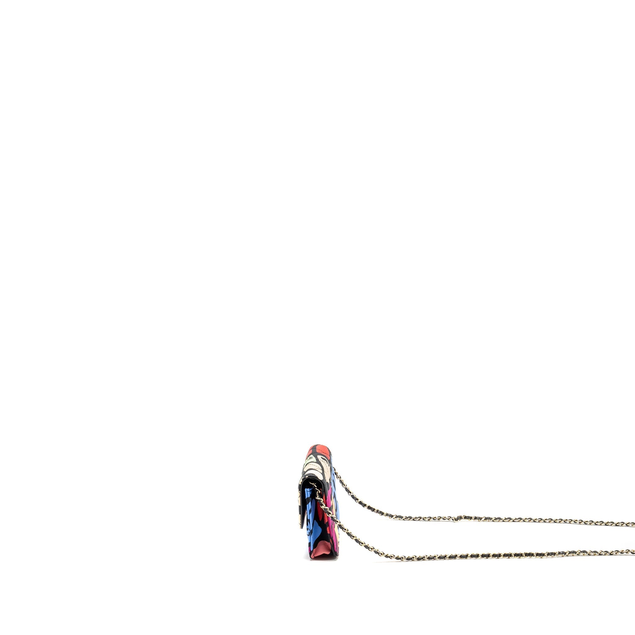 Chanel 22S Mini flap Bag fabric multicolour L