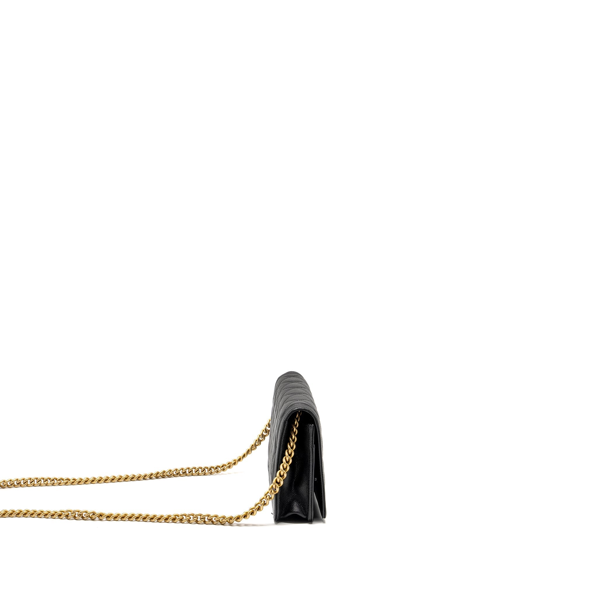 Chanel Boy Wallet on Chain caviar black  (Microchip)