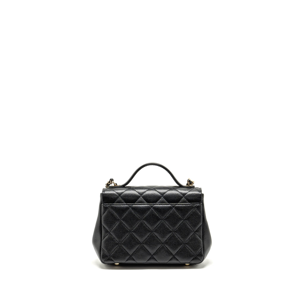 Chanel Small Business Affinity Caviar Black L