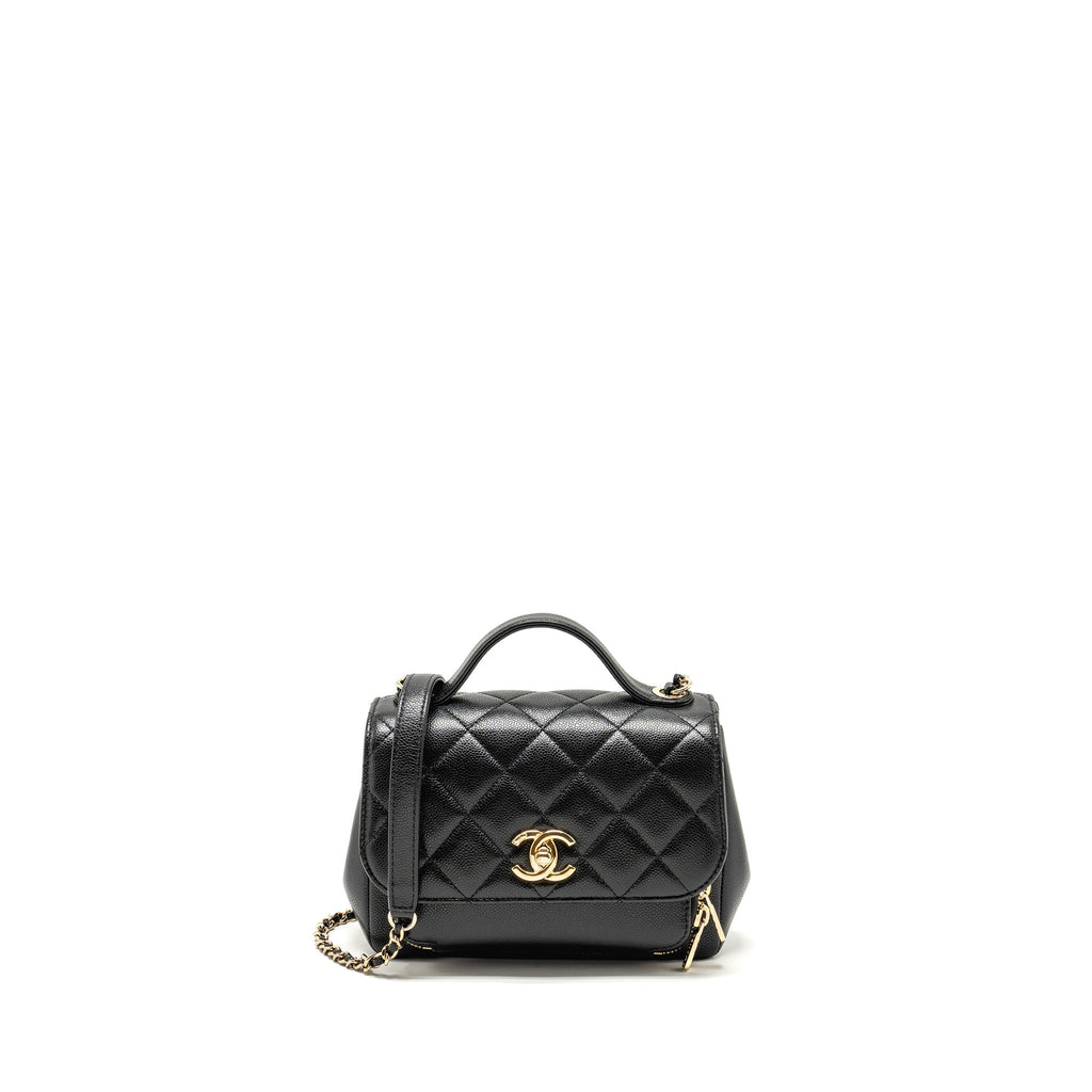 Chanel Small Business Affinity Caviar Black L