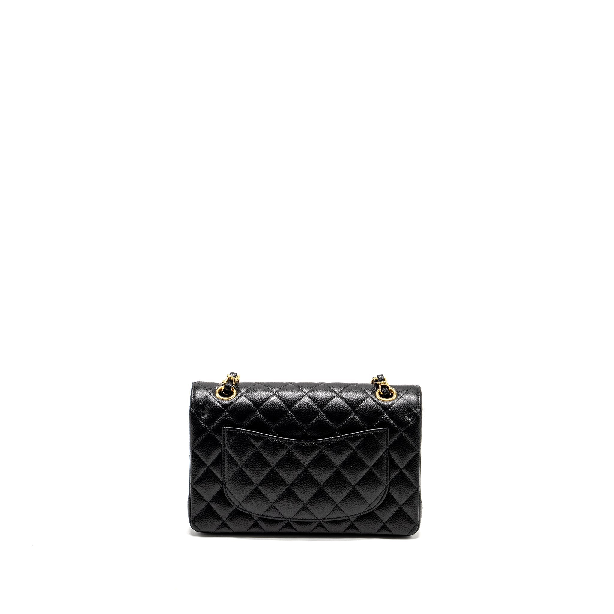 Chanel Small Classic Double Flap Bag Caviar Black