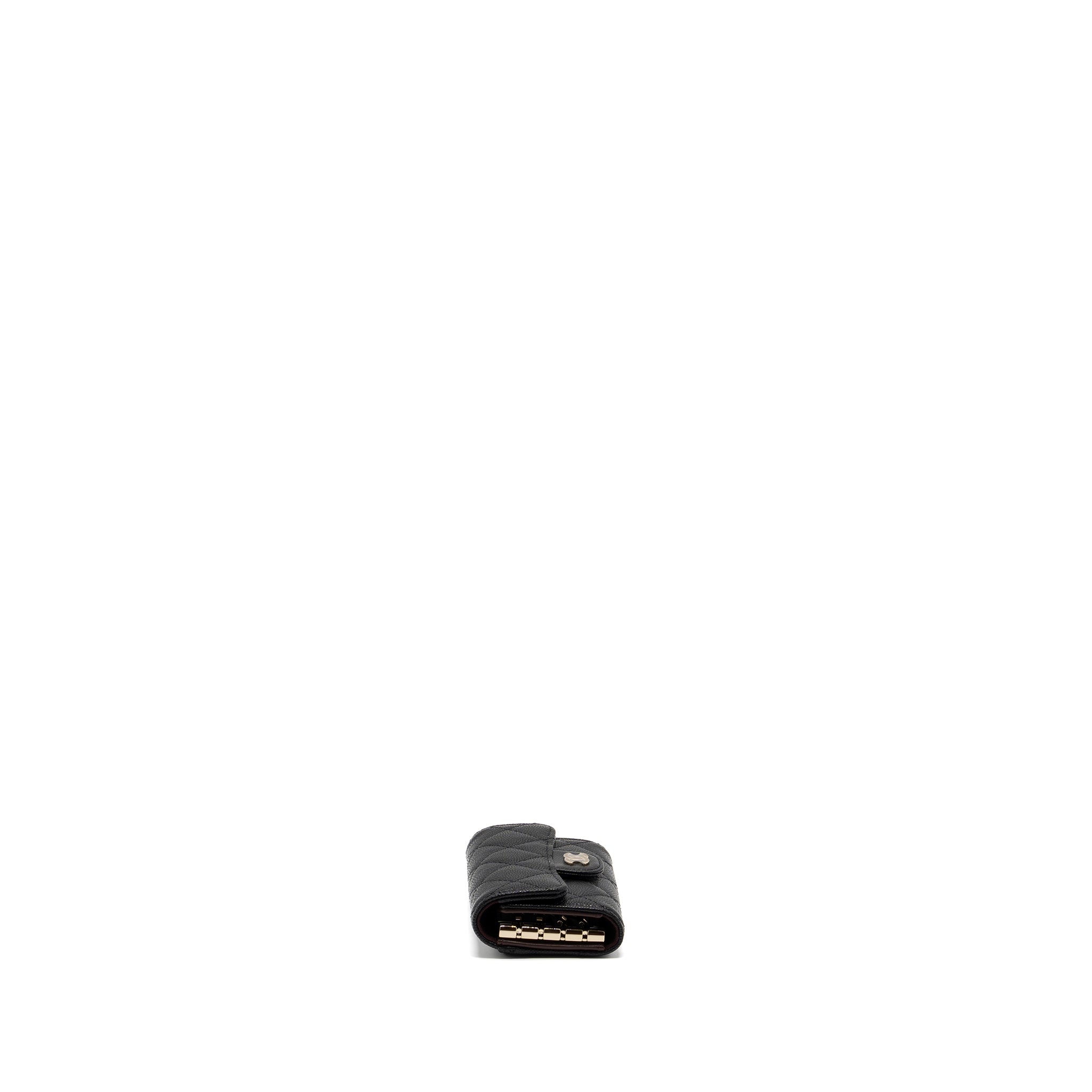 Chanel Classic Flap Key Holder Caviar Black L