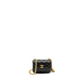 Chanel coco love mini flap wallet with chain caviar black  (Microchip)