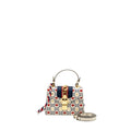 Gucci Mini top handle Sylvie tote bag with heart print limited white multicolor
