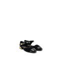 Chanel Size 39 21K CC Logo Ballerinas Tweed/Patent Calfskin Black