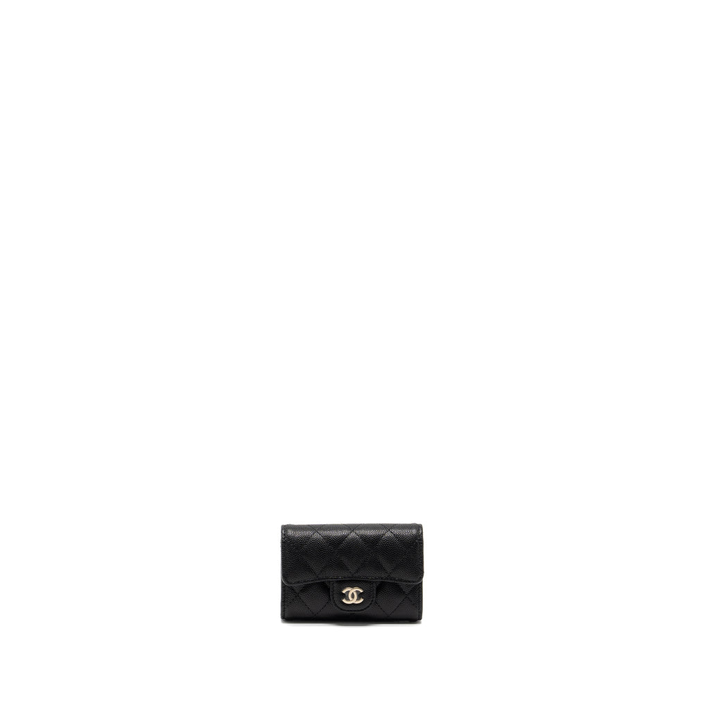 Chanel Classic Flap Key Holder Caviar Black L