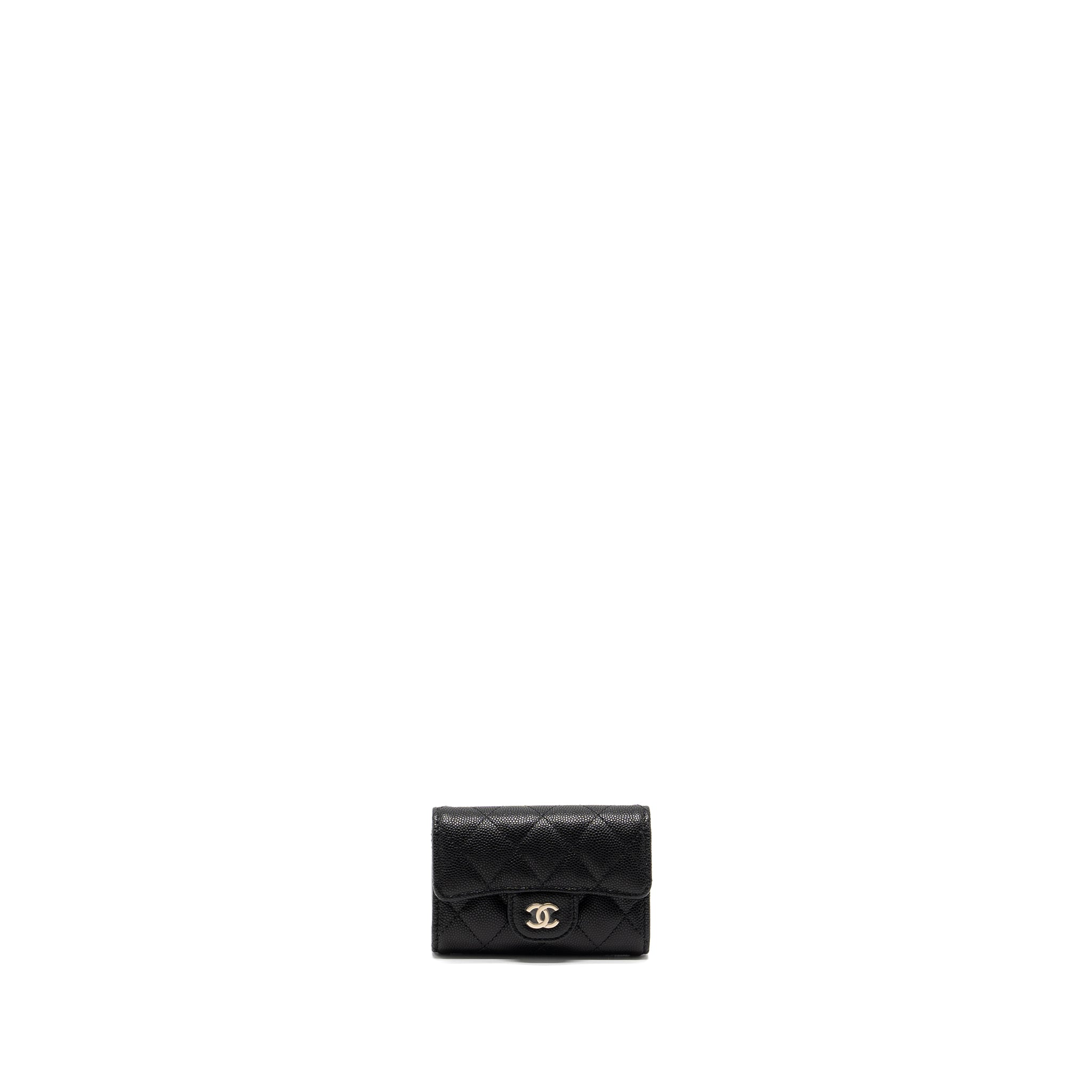 Chanel Classic Flap Key Holder Caviar Black L