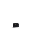 Chanel quilted zipper card holder caviar black  (microchip)