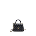 Chanel Coco Handle Extra Mini Caviar Black L(Microchip)