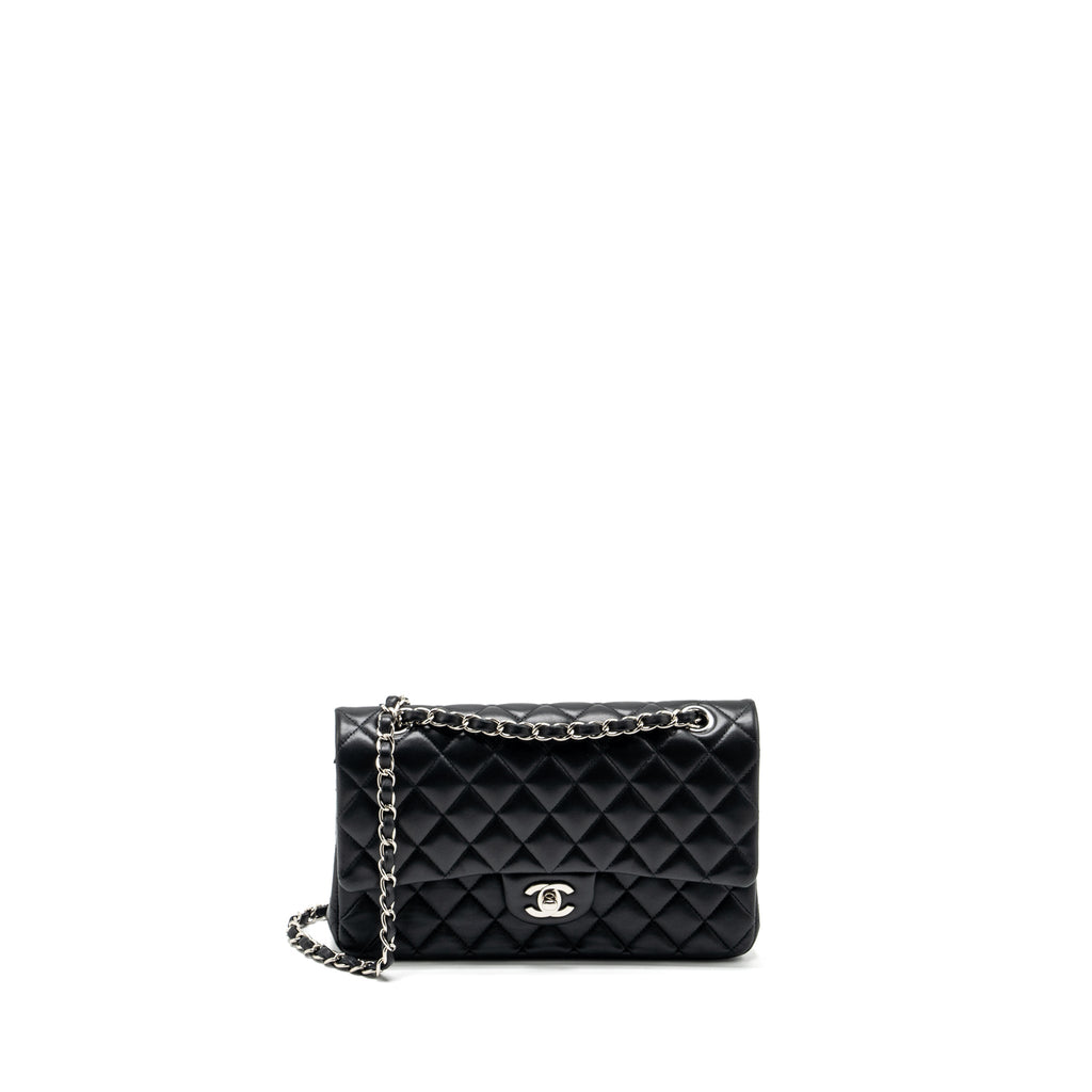 Chanel Medium Classic Double Flap Bag Lambskin Black