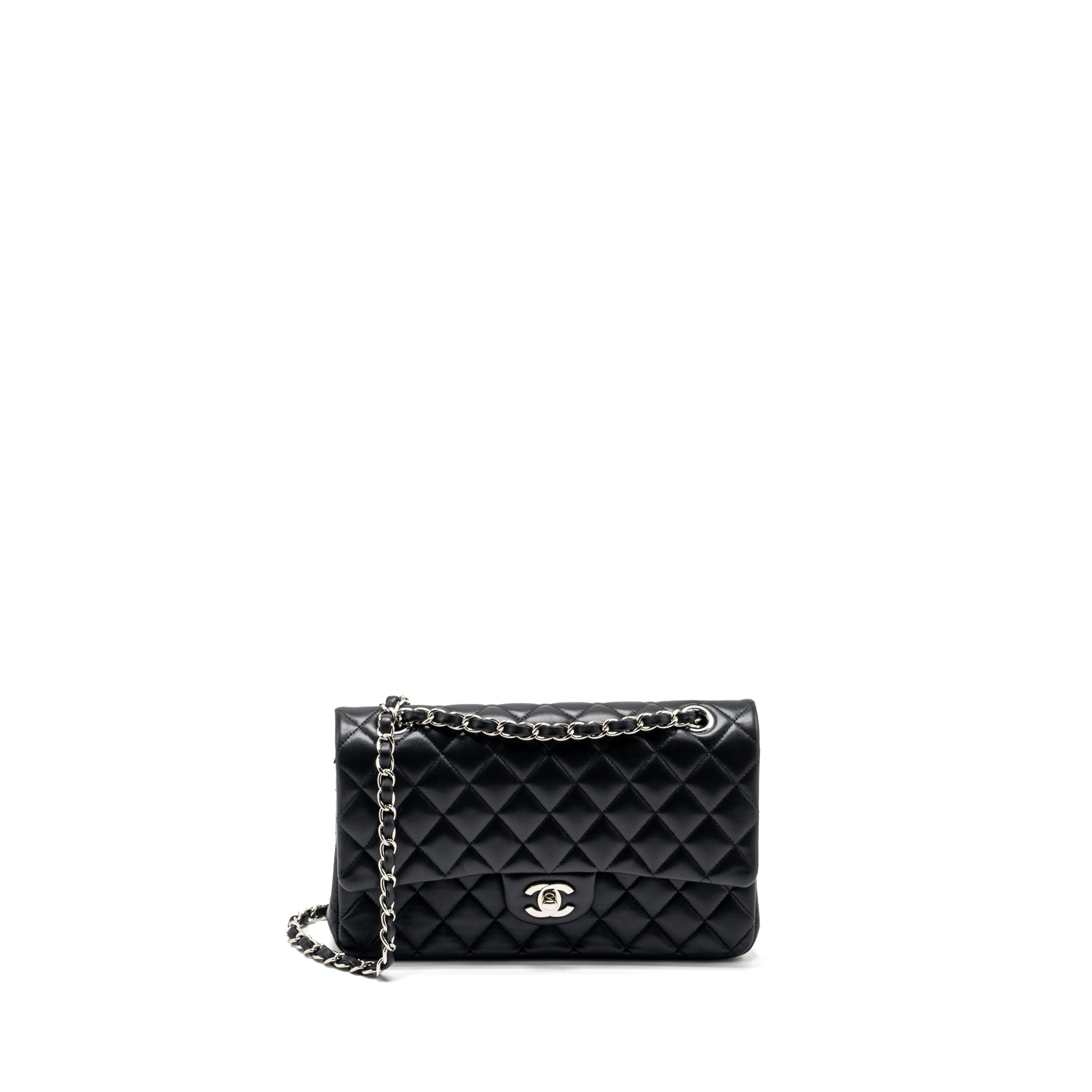 Chanel Medium Classic Double Flap Bag Lambskin Black