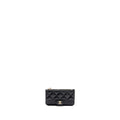 Chanel Flap with Zip Card Holder Caviar Black L (Microchip)