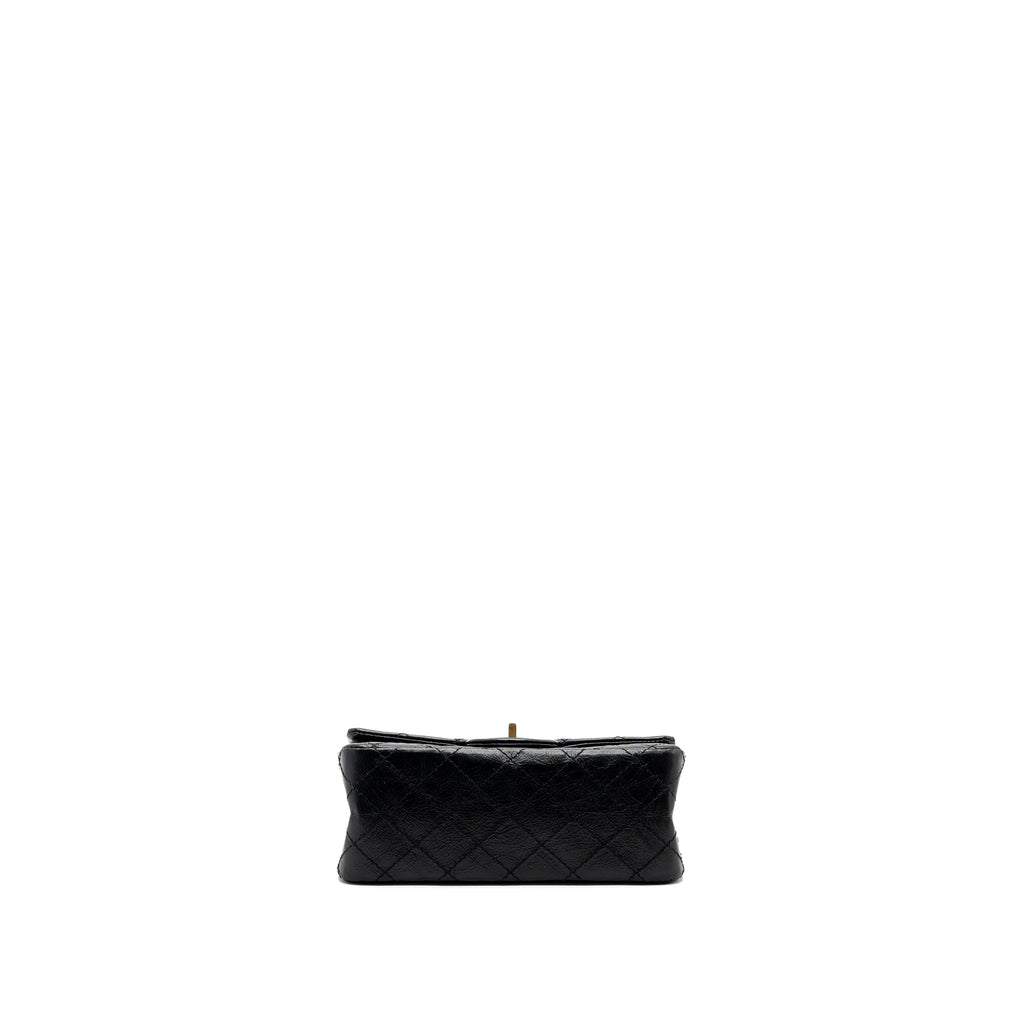 Chanel Mini 2.55 Reissue Flap Bag Aged Calfskin Black