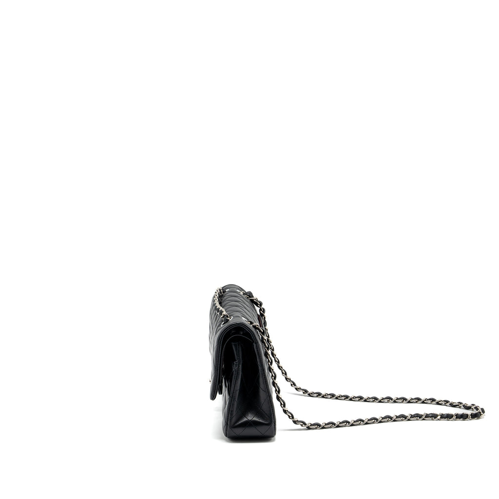 Chanel Medium Classic Double Flap Bag Lambskin Black