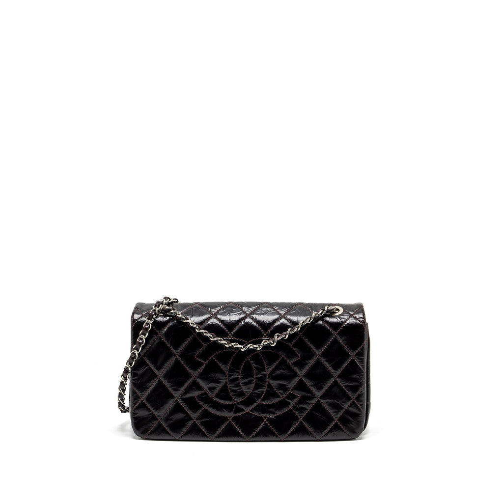 Chanel 31 Rue Cambon flap bag calfskin dark red