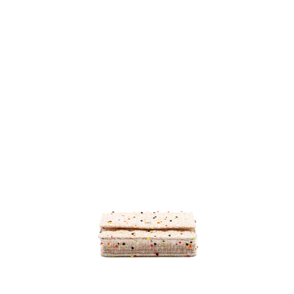 Chanel 19s Wallet On Chain/O Mini Bag Tweed Multicolour L