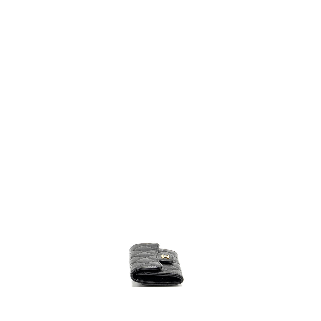 Chanel Classic Flap card holder caviar Black  (Microchip)